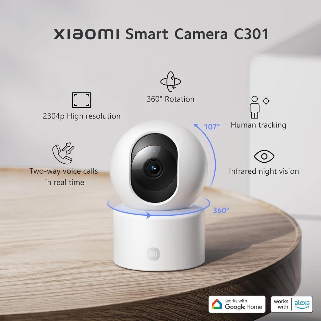 Xiaomi Mi Home Security Caméra C301 2K