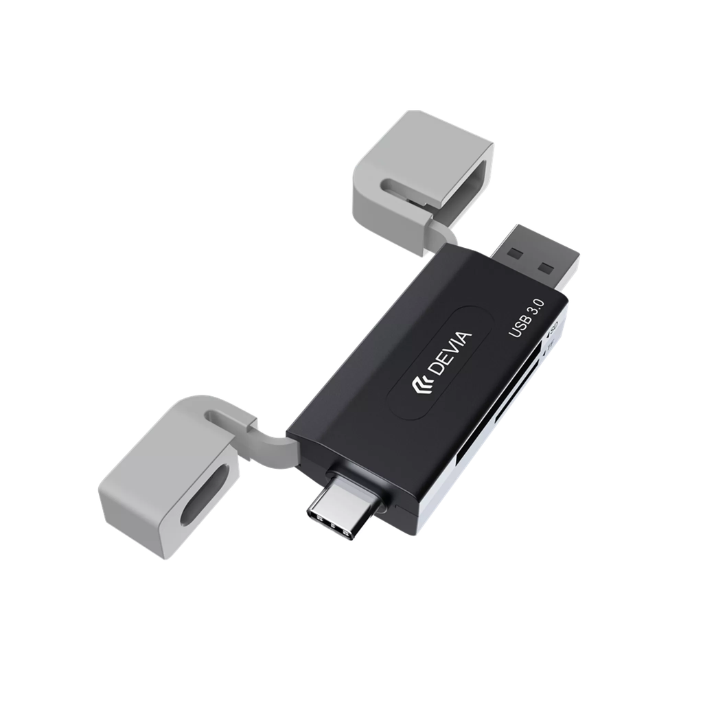 Lecteur De Carte SD Micro USB 3.0 &amp; USB-C Haute Vitesse Devia