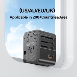 [6958444994130] Adaptateur Secteur Universel USAMS CC309 T68