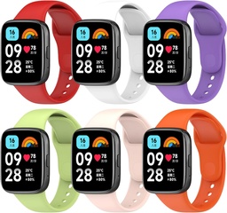 Bracelet De Rechange Silicone Pour Xiaomi Redmi Watch 6 / Watch 5 / Watch 4 / Smart Band 9 Pro / 8 Pro